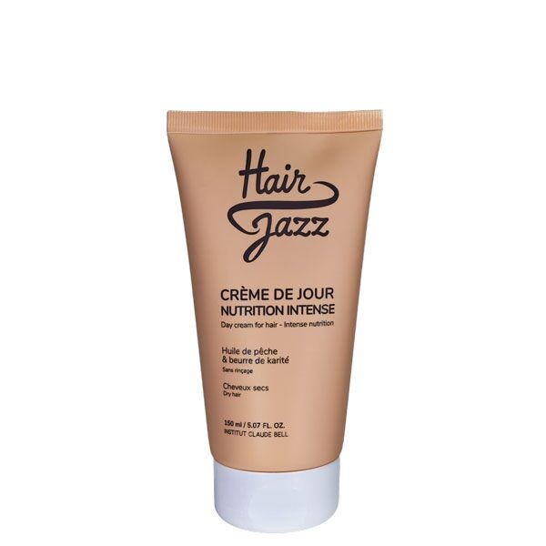 Hair Jazz Leave-In-Haarcreme - um trockenes oder beschädigtes Haar zu pflegen und zu reparieren. 